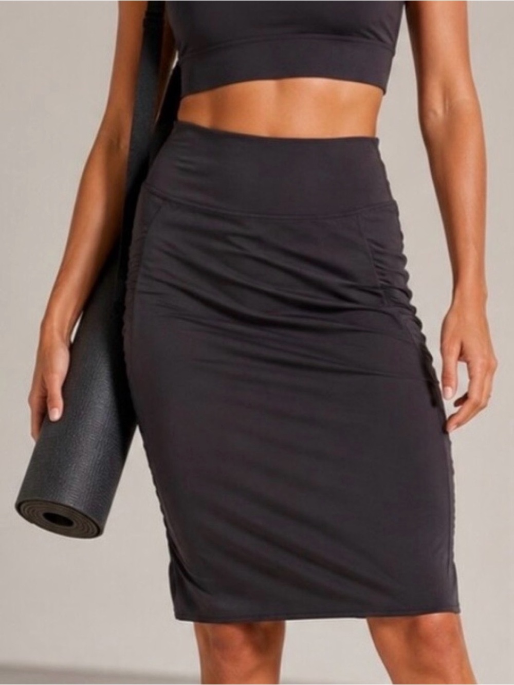 Athleta Transcend Skirt Long Black Size Small